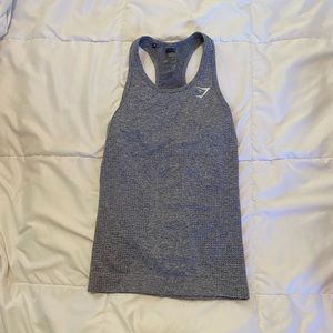 Gymshark blue dry fit tank top